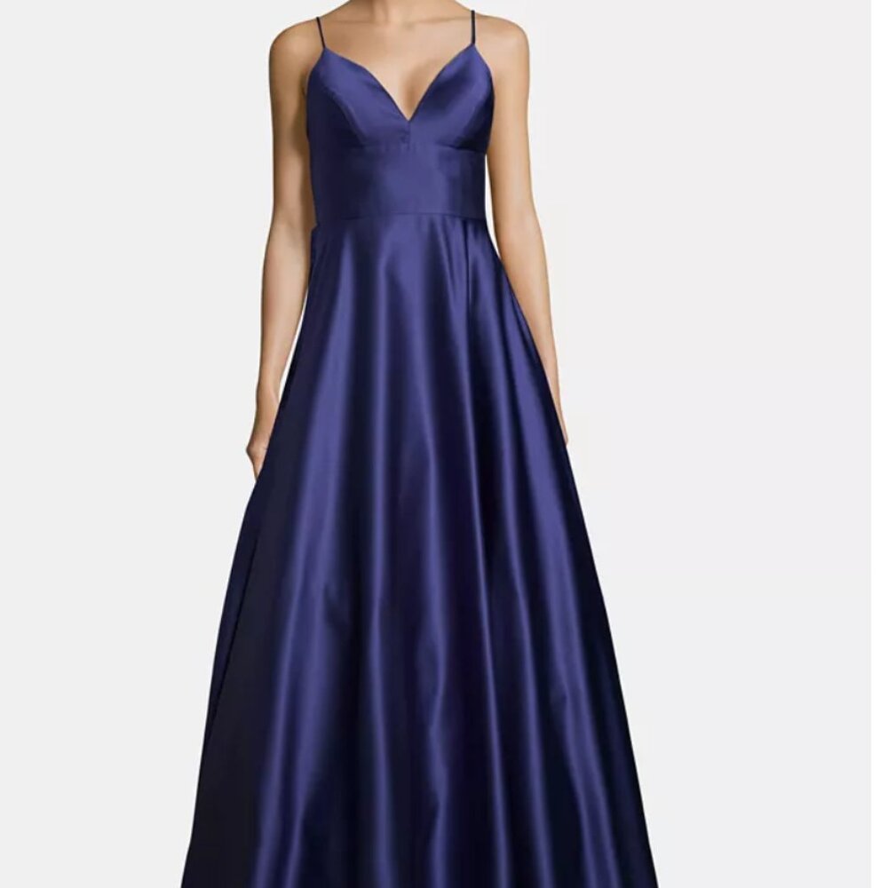 Satin Evening Gown